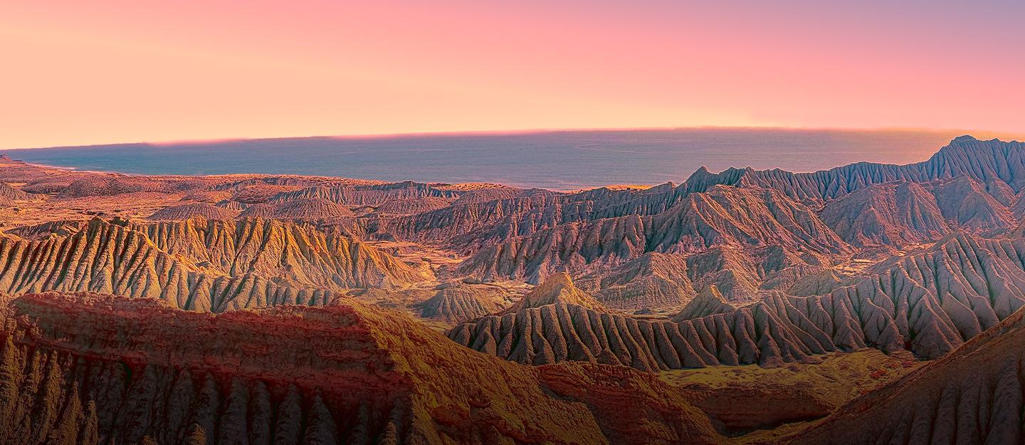 Rugged mountains of Balochistan