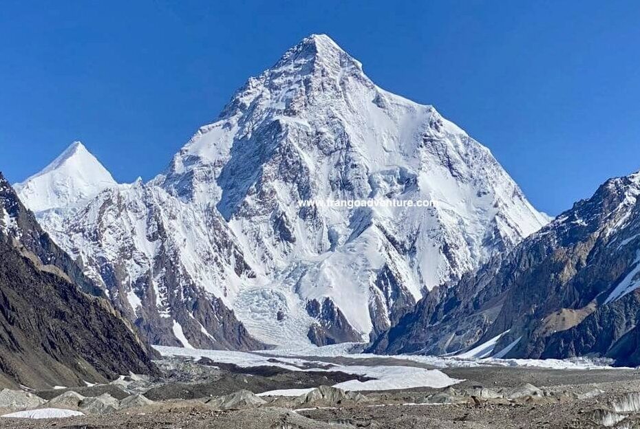 The majestic K2 mountain peak